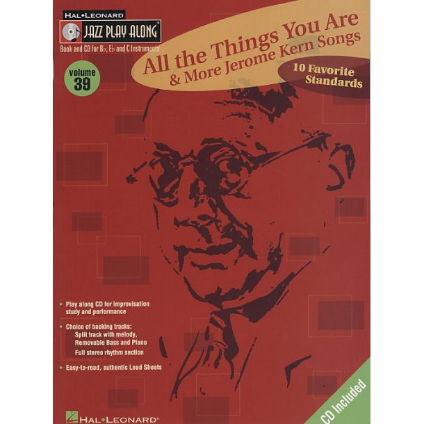 Jazz Play Along: Volume 39 - 'All The Things You Are' And More Jerome Kern Songs