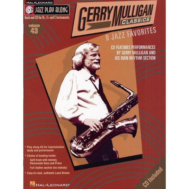 Jazz Play Along: Volume 43 - Gerry Mulligan