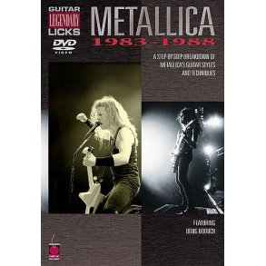 Legendary Guitar Licks: Metallica 1983-1988 (DVD)
