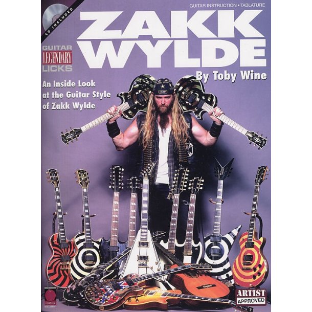 Zakk Wylde: Guitar Legendary Licks (Book and CD)