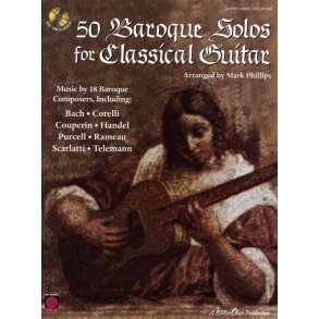 50 Baroque Solos For Classical Guitar
