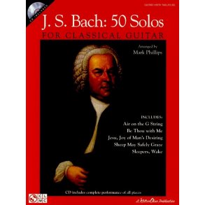 J.S. Bach: 50 Solos For Classical Guitar