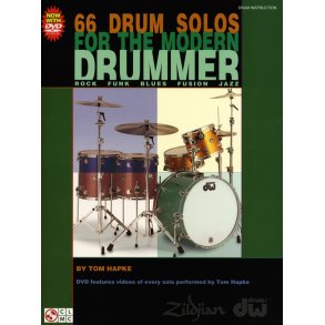 Tom Hapke: 66 Drum Solos For The Modern Drummer