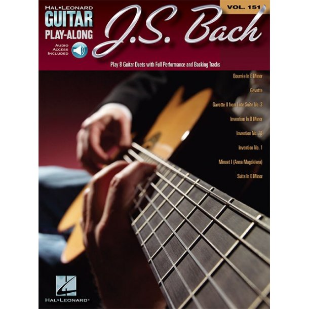 Guitar Play-Along Volume 151: J.S. Bach (Book/Online Audio)