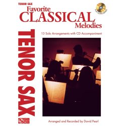 FAVORITE CLASSICAL MELODIES INSTRUMENTAL PLAY ALONG TENOR SAX BK/CD
