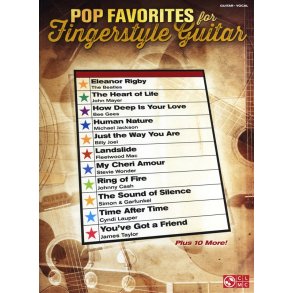 Pop Favorites For Fingerstyle Guitar
