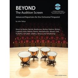 TAFOYA JOHN BEYOND THE AUDITION SCREEN PERCUSSION BOOK/CD