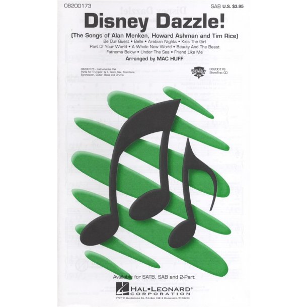 Disney Dazzle! - Medley (SAB/Piano)