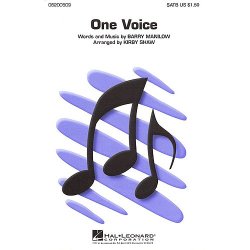 Barry Manilow: One Voice (SATB)