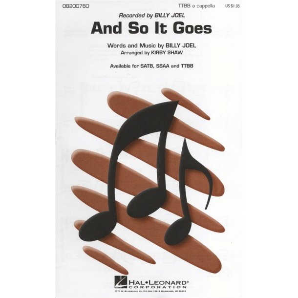 Billy Joel: And So It Goes (TTBB)