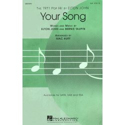 Elton John: Your Song (SAB)
