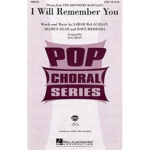 Sarah McLachlan, Seasmus Egan And Dave Merenda: I Will Remember You