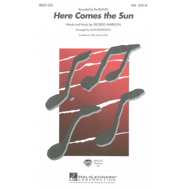 George Harrison: Here Comes The Sun - SSA