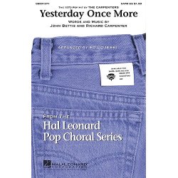 The Carpenters: Yesterday Once More (SATB)