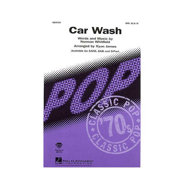 Norman Whitfield: Car Wash (SATB)