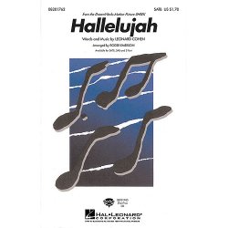 Leonard Cohen Hallelujah (SATB)