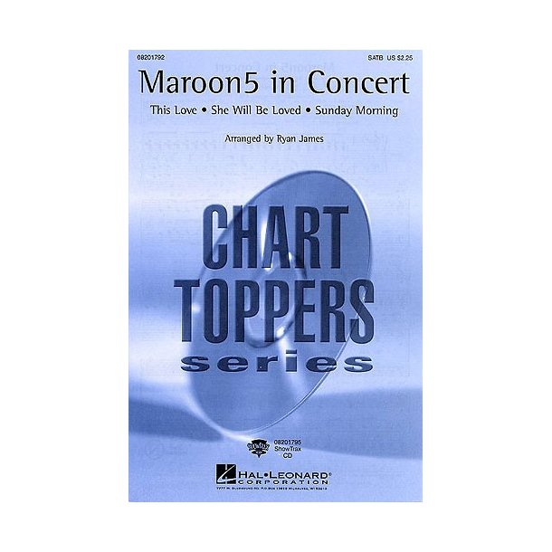 Maroon5 In Concert (SATB)