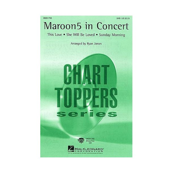 Maroon5 In Concert (SAB)