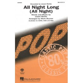 Lionel Richie: All Night Long (SAB)