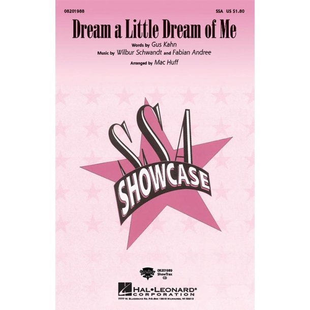 Dream A Little Dream Of Me (SSA)