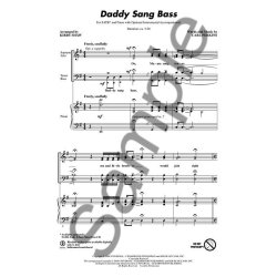 PERKINS CARL DADDY SANG BASS (ARR SHAW KIRBY) SATB CHOR