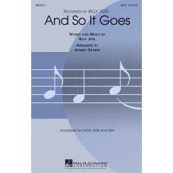 JOEL BILLY AND SO IT GOES (SNYDER AUDREY) SATB CHORAL