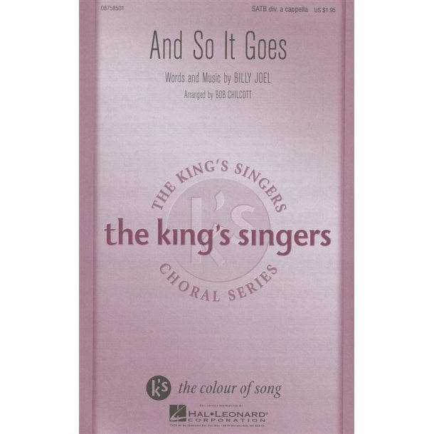 Billy Joel: And So It Goes (SSA)