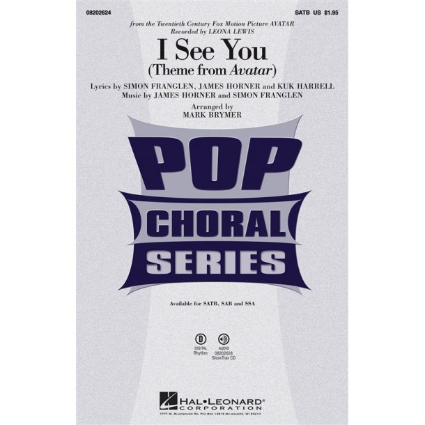 Leona Lewis: I See You (Avatar) - SATB