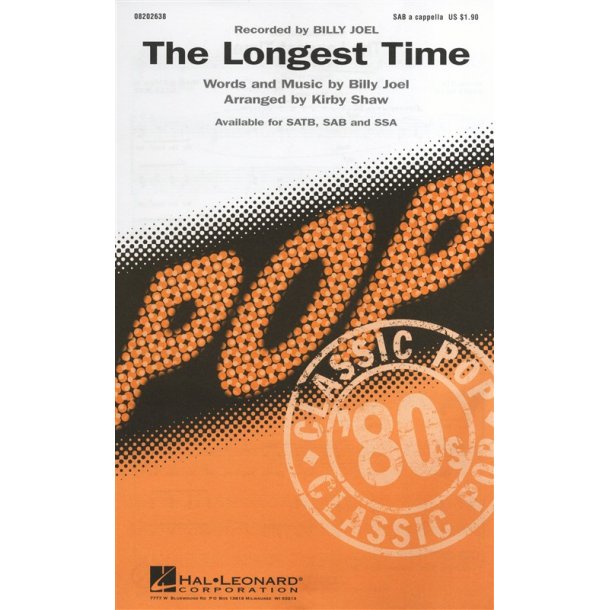 Billy Joel: The Longest Time (SAB)