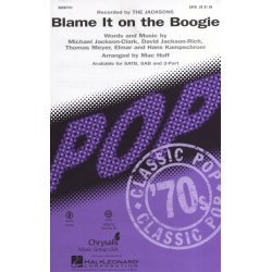The Jacksons: Blame It On The Boogie (SATB)