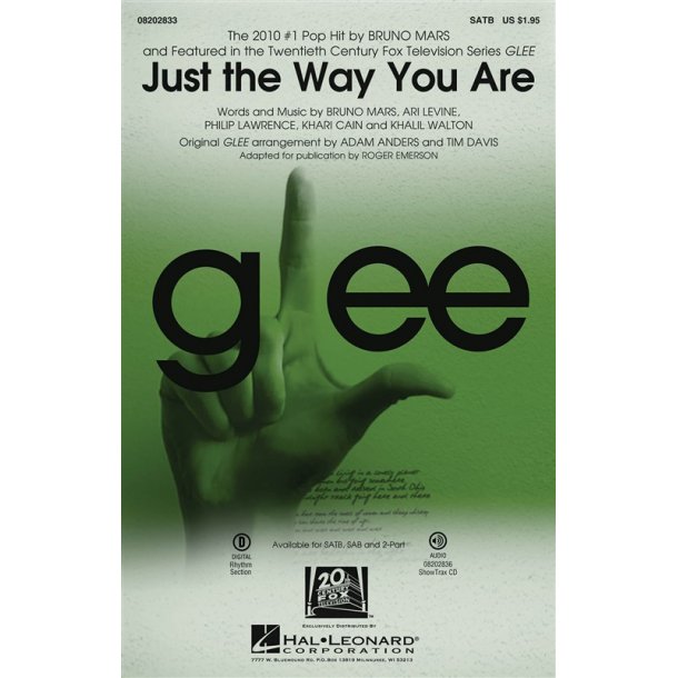 Bruno Mars: Just The Way You Are (SATB)