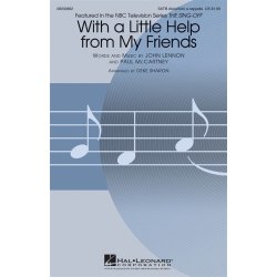 LENNON/MCCRTNY WITH A LITTLE HELP FROM MY FRIENDS (SHARON) SATB A CAPP