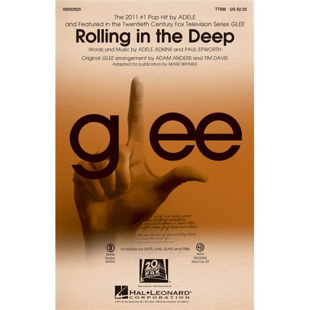 Adele: Rolling In The Deep (Brymer) - TTBB