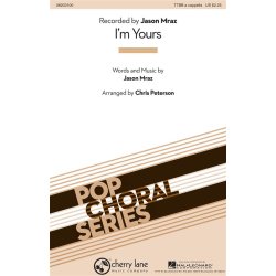 Mraz I'm Yours (Peterson) Ttbb Chor