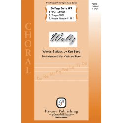 BERG KEN WALTZ FROM SOLFEGE SUITE NO3 2 PART CHORAL