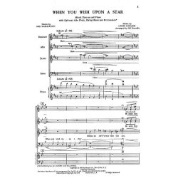 Leigh Harline: When You Wish Upon A Star (SATB)