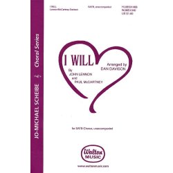The Beatles: I Will (SATB)
