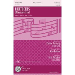 DEBUSSY CLAUDE FANTOCHES MARIONETTES (RAINES ALAN) SSA CHORAL