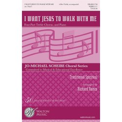 I Want Jesus to Walk with Me (4-Part Treble)