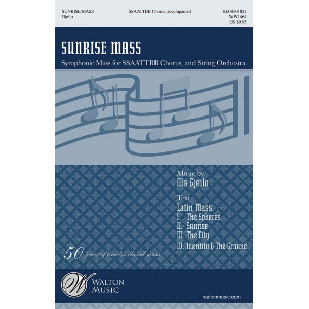 Ola Gjeilo: Sunrise Mass