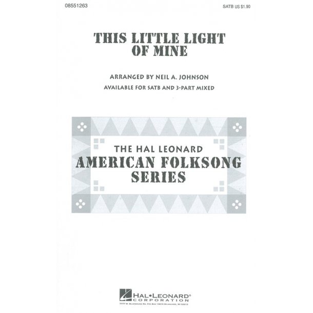 This Little Light Of Mine (SATB)
