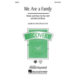 Jacobson Arr Huff We Are Family Satb