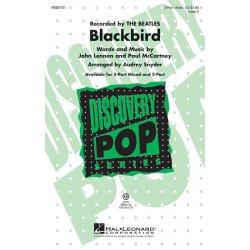 THE BEATLES BLACKBIRD (ARR SNYDER AUDREY) 3 PART MIXED CHORAL
