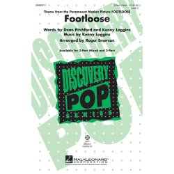 LOGGINS KENNY FOOTLOOSE (ARR EMERSON ROGER) 3PT CHOR