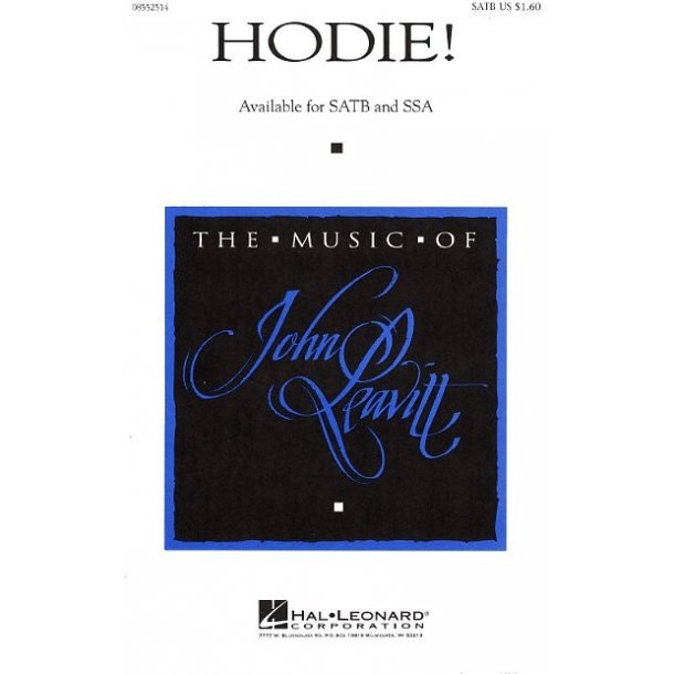 John Leavitt: Hodie! (SATB)