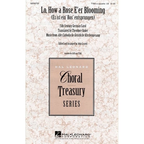 Michael Praetorius: Lo, How A Rose E'er Blooming (arr. Leavitt)