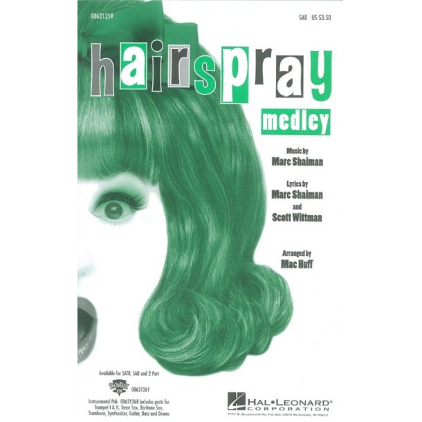 Marc Shaiman: Hairspray Medley (SAB)