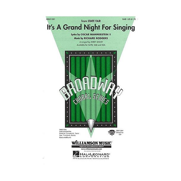 Rodgers And Hammerstein: It's A Grand Night For Singing (State Fair) (SAB)