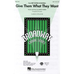 David Yazbek: Give Them What They Want (SAB)