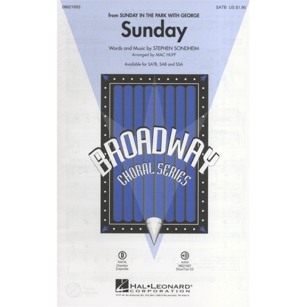 Stephen Sondheim: Sunday (Sunday In The Park With George) - SATB